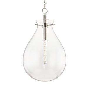Ivy Pendant, Large, Polished Nickel