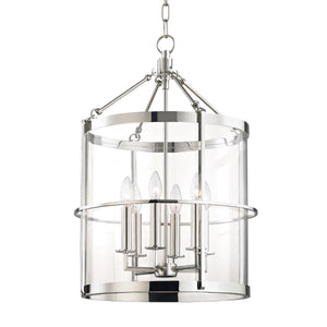 Ren Pendant, Large, Polished Nickel