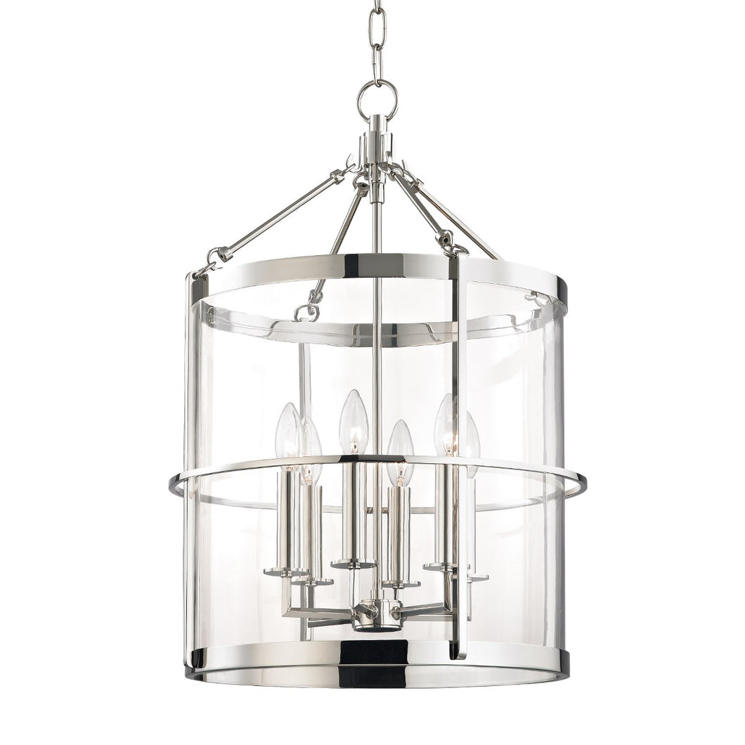 Ren Pendant, Large, Polished Nickel