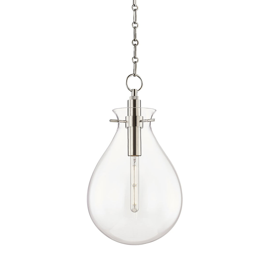 Ivy Pendant, Medium, Polished Nickel